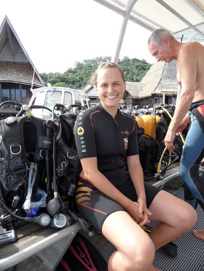 Gerüstet für's Tauchen