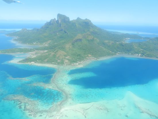 Letzter Blick auf Bora Bora