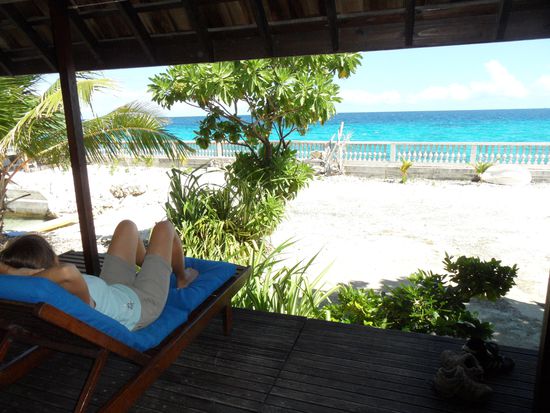 Herrlicher Ausblick auf die Lagune