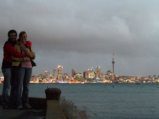 Abendliches Auckland