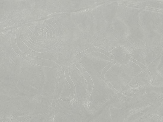Nasca-Linien: Affe (70 m Länge!)