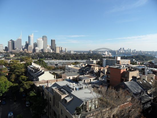 Der Blick aus unserem Zimmer