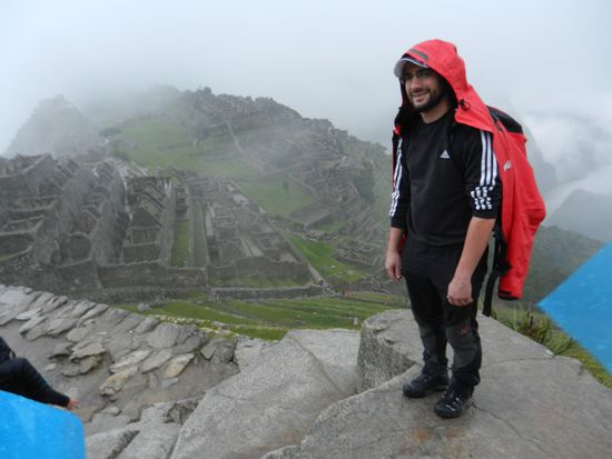 6:30 Uhr noch im Regen