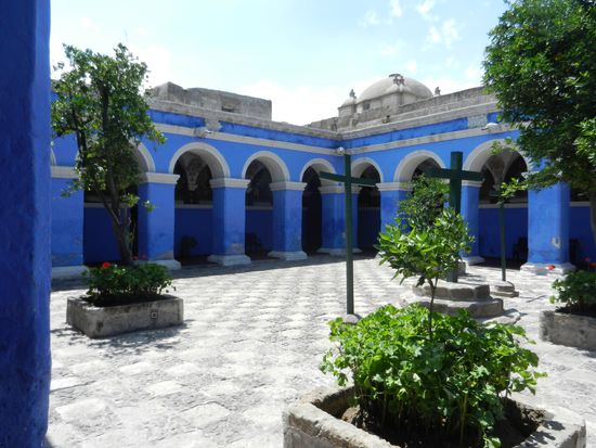 Einer der drei Kreuzgänge im Kloster