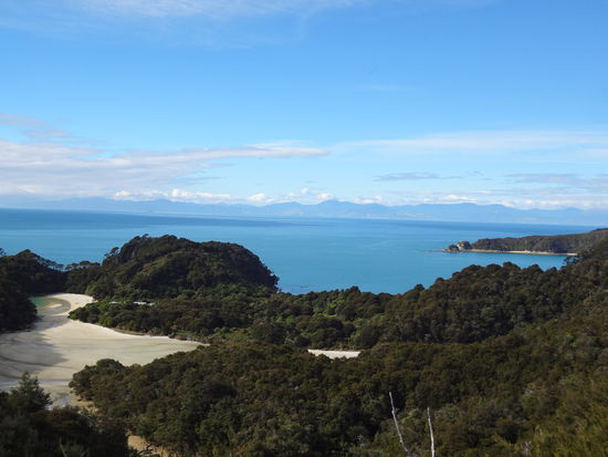... aber der Blick auf die Strände war wirklich toll.