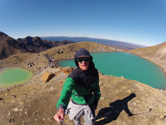 ... hier noch mal mit den Emereld Lakes.