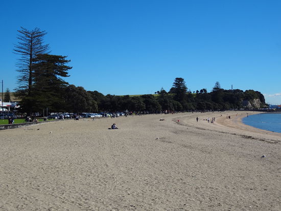 Mission Bay in Auckland. Da lässt es sich auf jeden Fall gut leben.