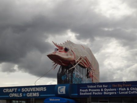 The Big Prawn, steht sogar im Lonly Planet.