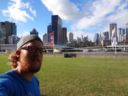 Die Skyline von Brisbane...