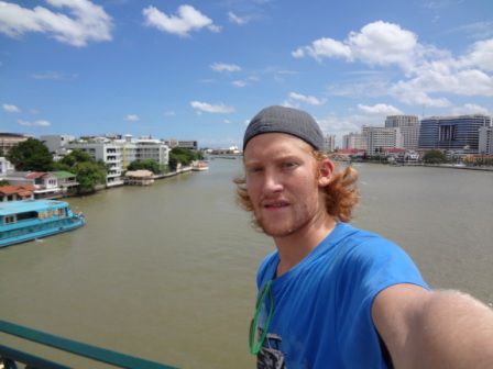 Wie nicht anders zu erwarten auch in Bangkok schönes Wetter.