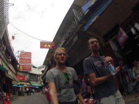 Spazieren durch die Gassen von Chiang Mai.