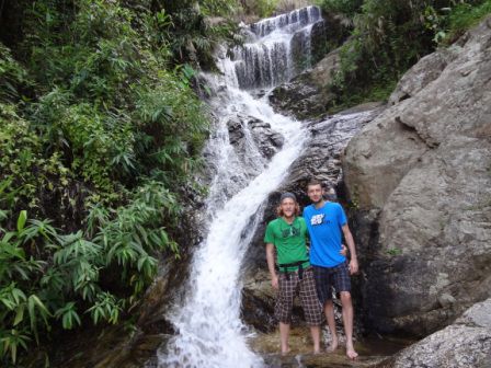 In Chiang Mai am Wasserfall.