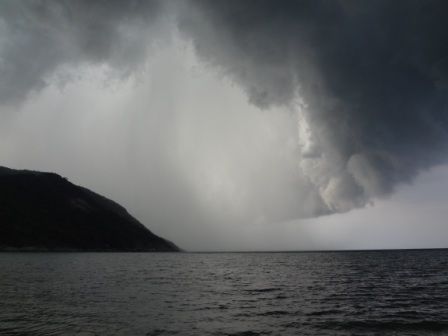 und nach langer Zeit hatten wir auch hier den ersten Regen.