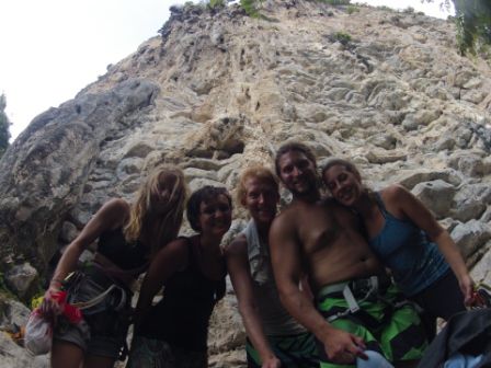 Dann gabs noch ein letztes Gruppenbild am Berg.