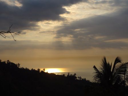 Aber die Aussicht war toll, und der Sonnenuntergang ein Traum.