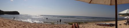 Und einmal ein Panoramabild von der ganzen Bucht.