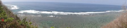Hier hatten wir nochmal einen kurzen Stop gemacht, Bali Cliff.