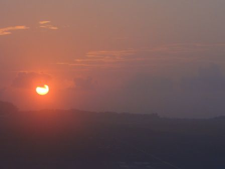 Sonnenaufgang auf Bali...