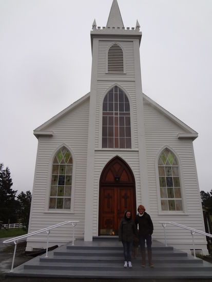 Das ist die Kirche aus dem Film `Birds´!