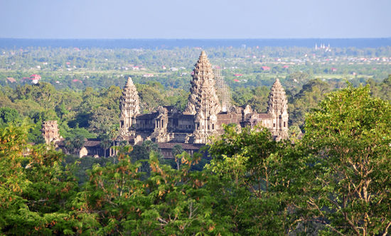 Blick auf Angkor Wat