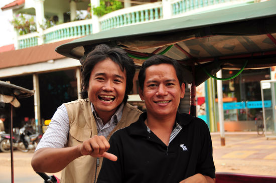 Unsere beiden Fahrer. Die besten in Siem Reap.
