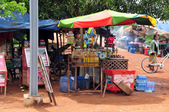 Tankstelle am Strassenrand