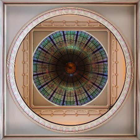 Kuppel im Innern des Queen Victoria Buildings