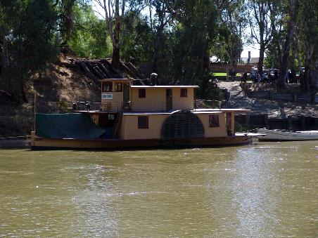 Schaufelraddamper in Echuca
