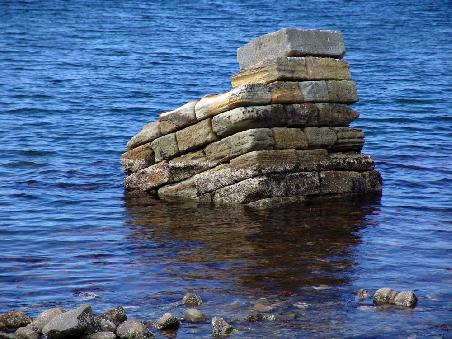 Überresten des alten Hafens von Port Arthur