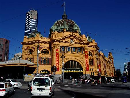 Flinder Station in Melbourne