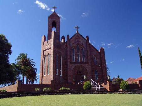 St. Thomas Church, die eine der ältesten Kirchen Australien die damals noch von Sträflingen gebaut wurde un im Moment gerade renoviert wird.