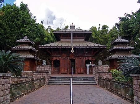 Nepalesische Friedens Pagode in South Bank die für die Expo 88 gebaut wurde