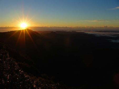 und da ging die Sonne auf