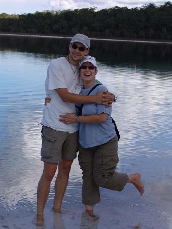 Wir am Lake Birrabeen
