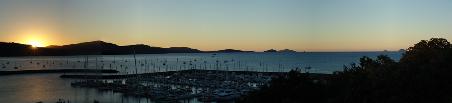 Able Point Marina at sunset