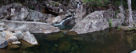 oberer Teil des Little Cristal Creeks
