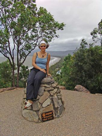 Wiebke am Lookout