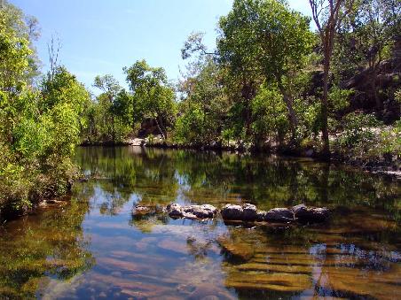 Klares Wasser der Upper Pools