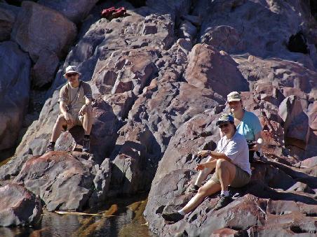 Wir an den Upper Pools
