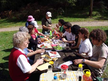 Kleiner Teil eines grossen Picknicks....