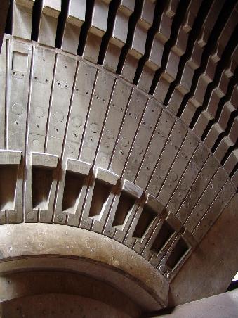 Das Lego-Betonfragment-System im Inneren des Sydney Opera House
