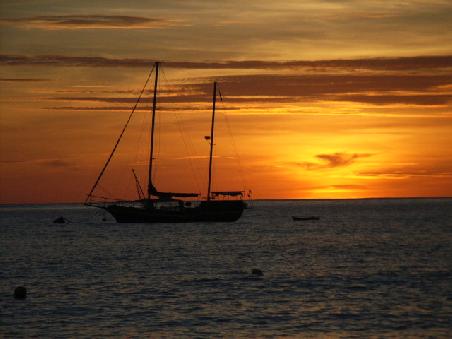 Ein Sonnenuntergang in Langkawi