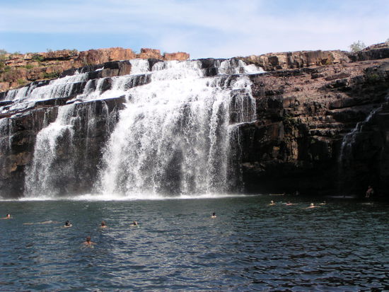 ... und noch ein Wasserfall zum Baden.