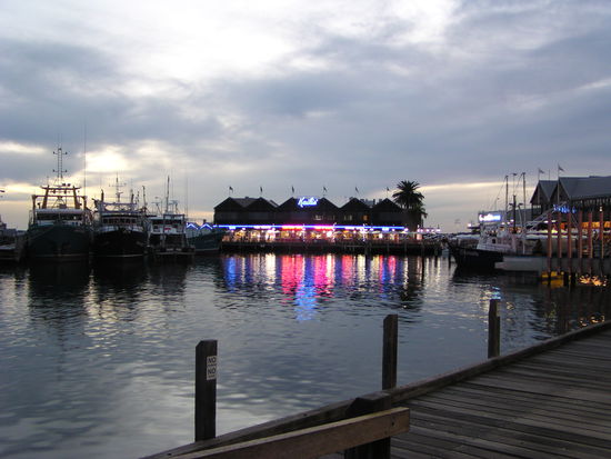Abends in Freemantle.