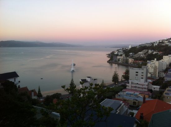 Ausblick auf halbem Weg zum Mt Victoria Lookout