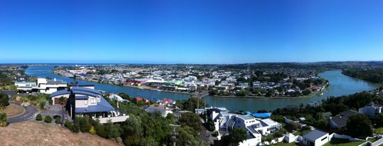 Blick vom Aussichtsturm auf Wanganui