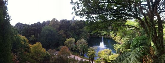 Panorama von Lookout Point im Park