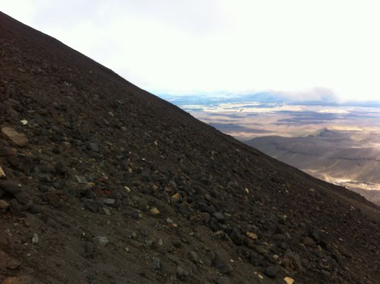 Steigung am Mount Doom
