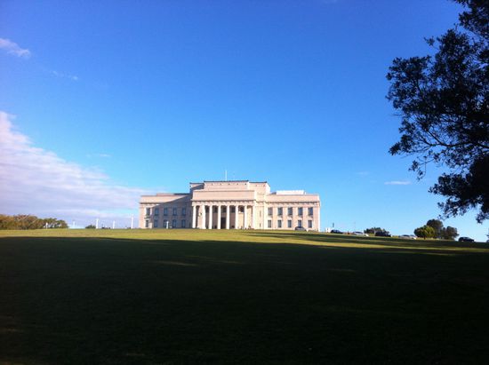 Blick auf den Museumshügel