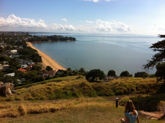 An diesem kleinen Strand waren wir vormittags schwimmen